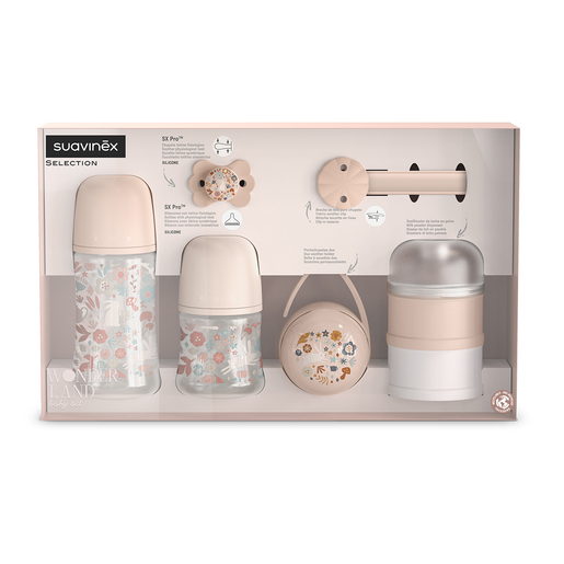Set Regalo con Biberones Wonderland Rosa Suavinex - Imagen 5