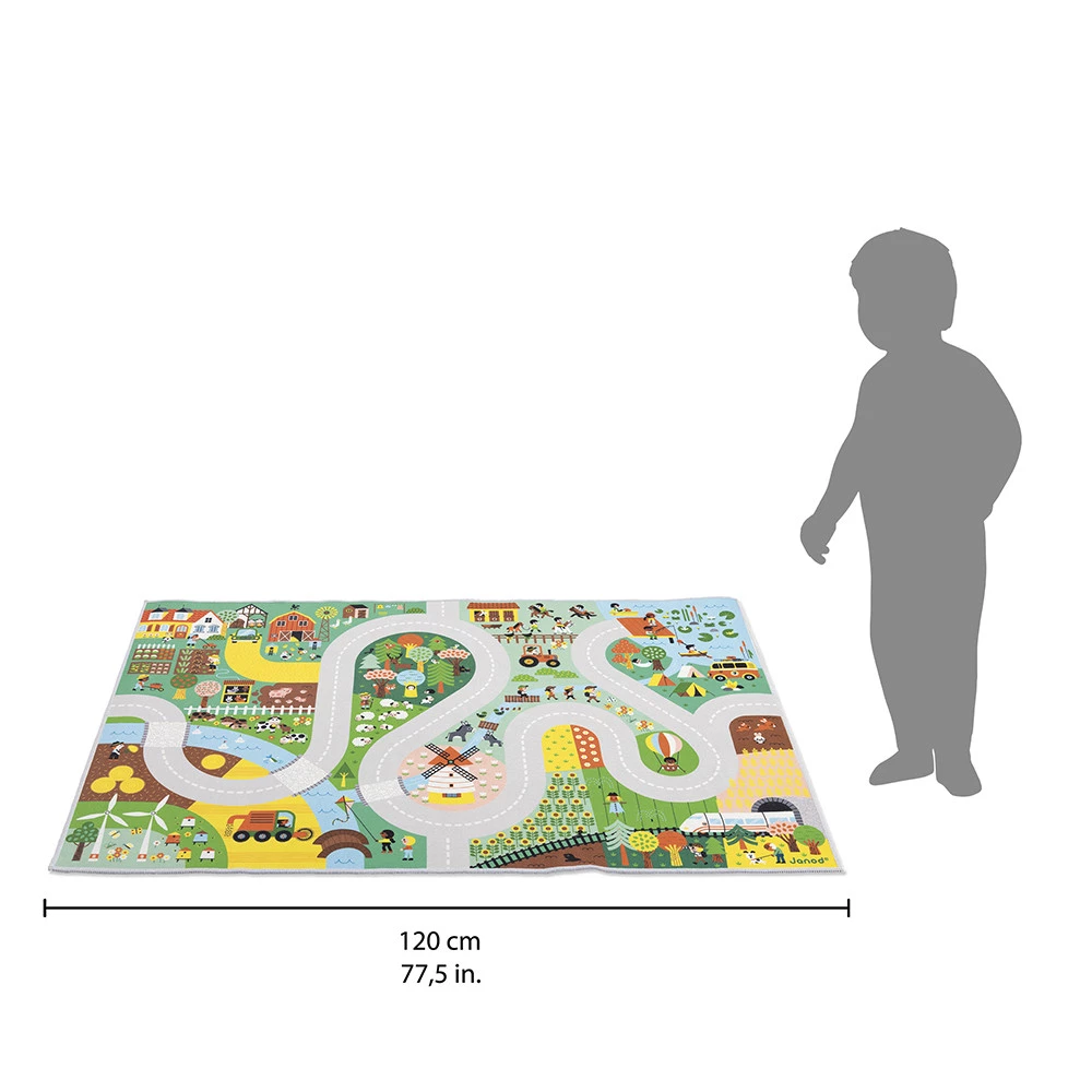 Alfombra con circuito Campiña - Cross Roads - Imagen 6