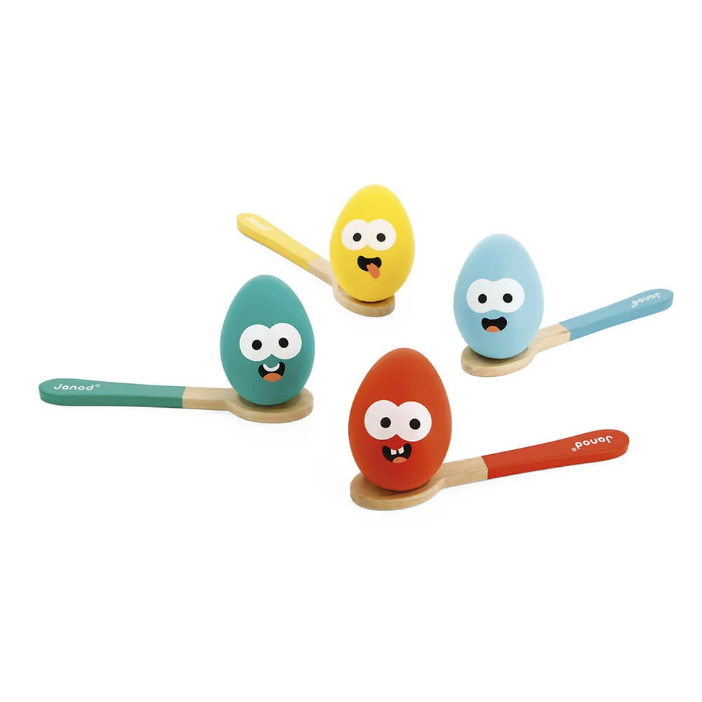 Carrera De Cucharas Y Huevos Janod