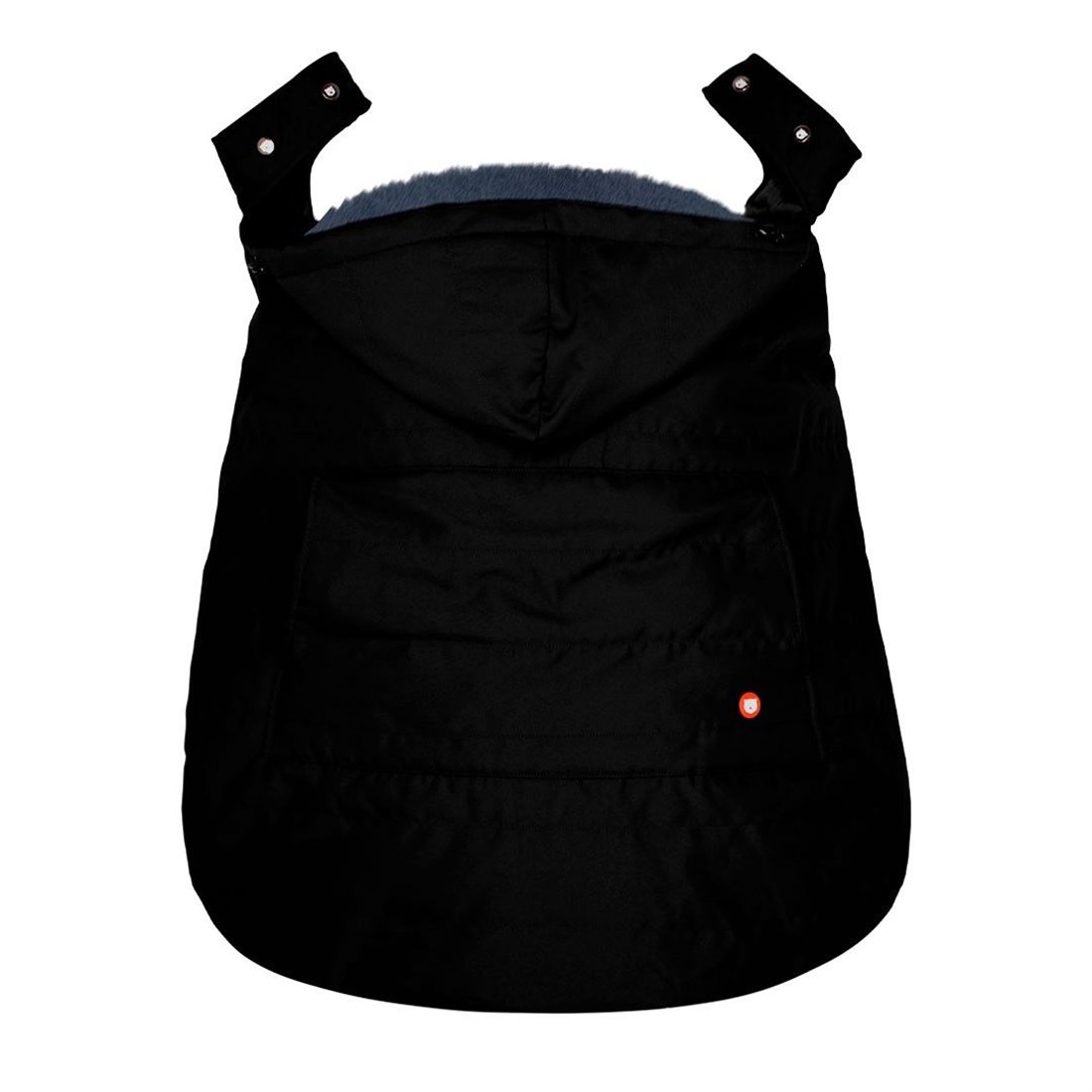 Cobertor de porteo invierno Wombat London Charcoal Grey - Imagen 3