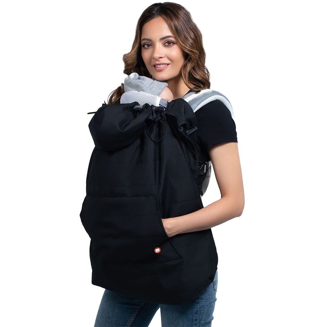Cobertor de porteo invierno Wombat London Charcoal Grey
