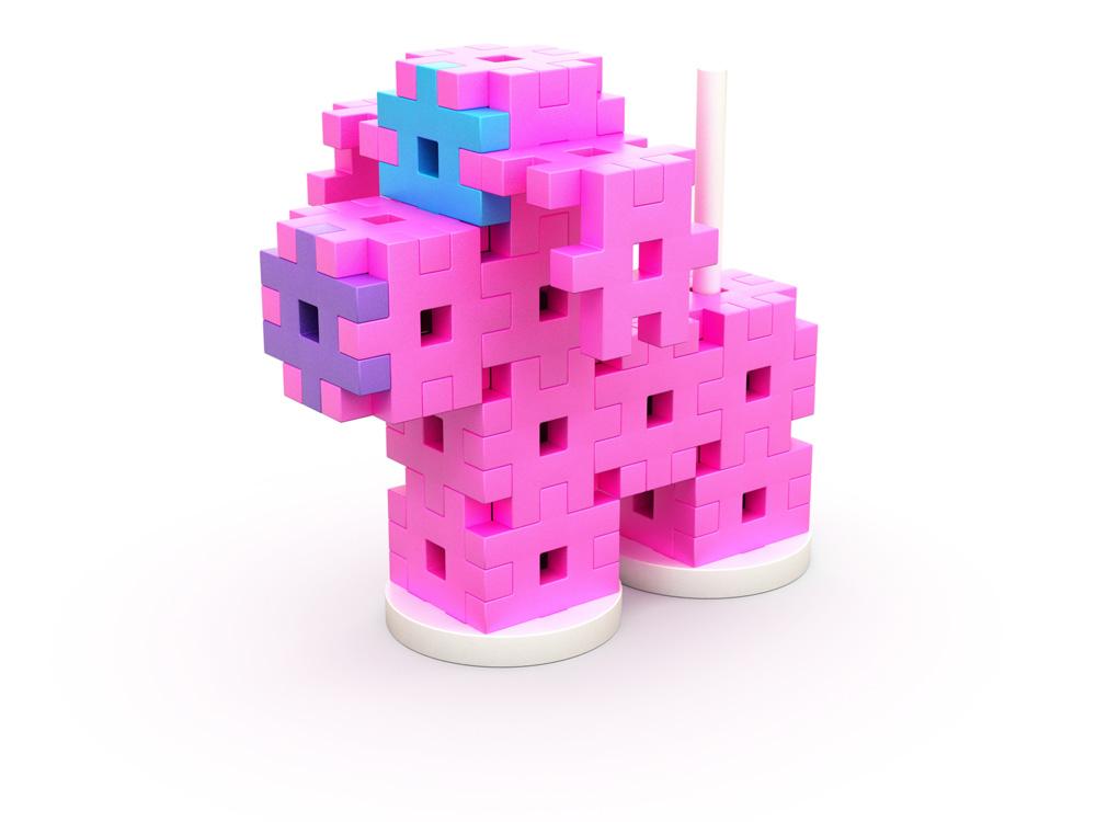 MELI Basic Constructor Pastel 200pcs - Imagen 3