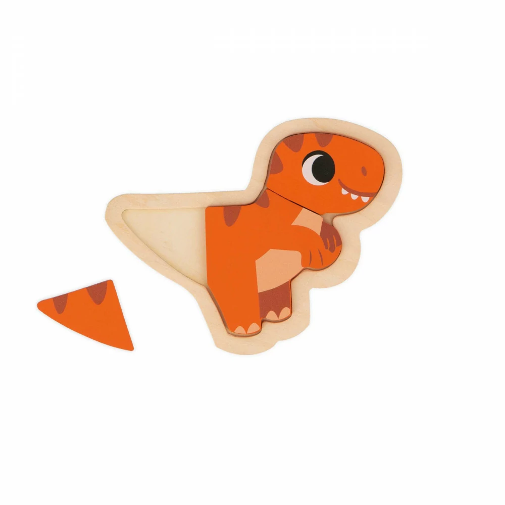 Dino - 4 Puzles Evolutivos Dino Janod - Imagen 5