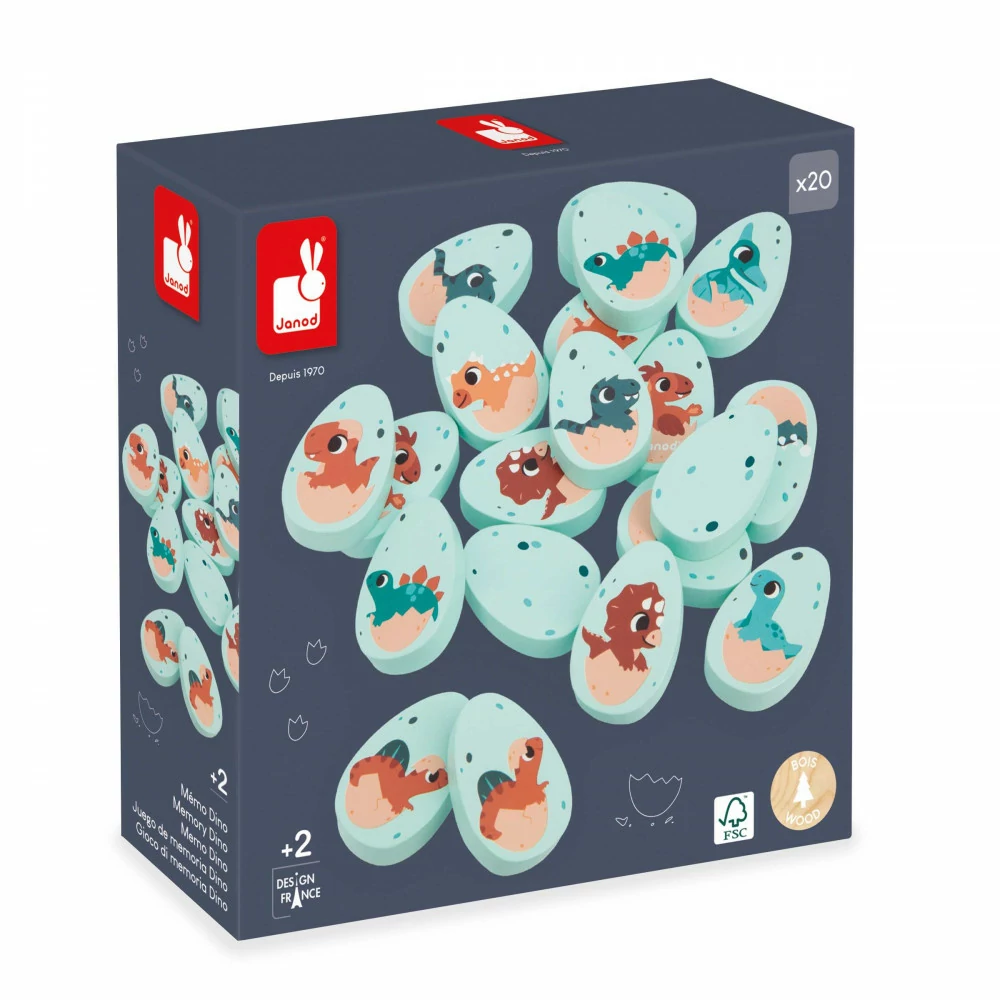 Dino - Juego De Memoria Dino Janod