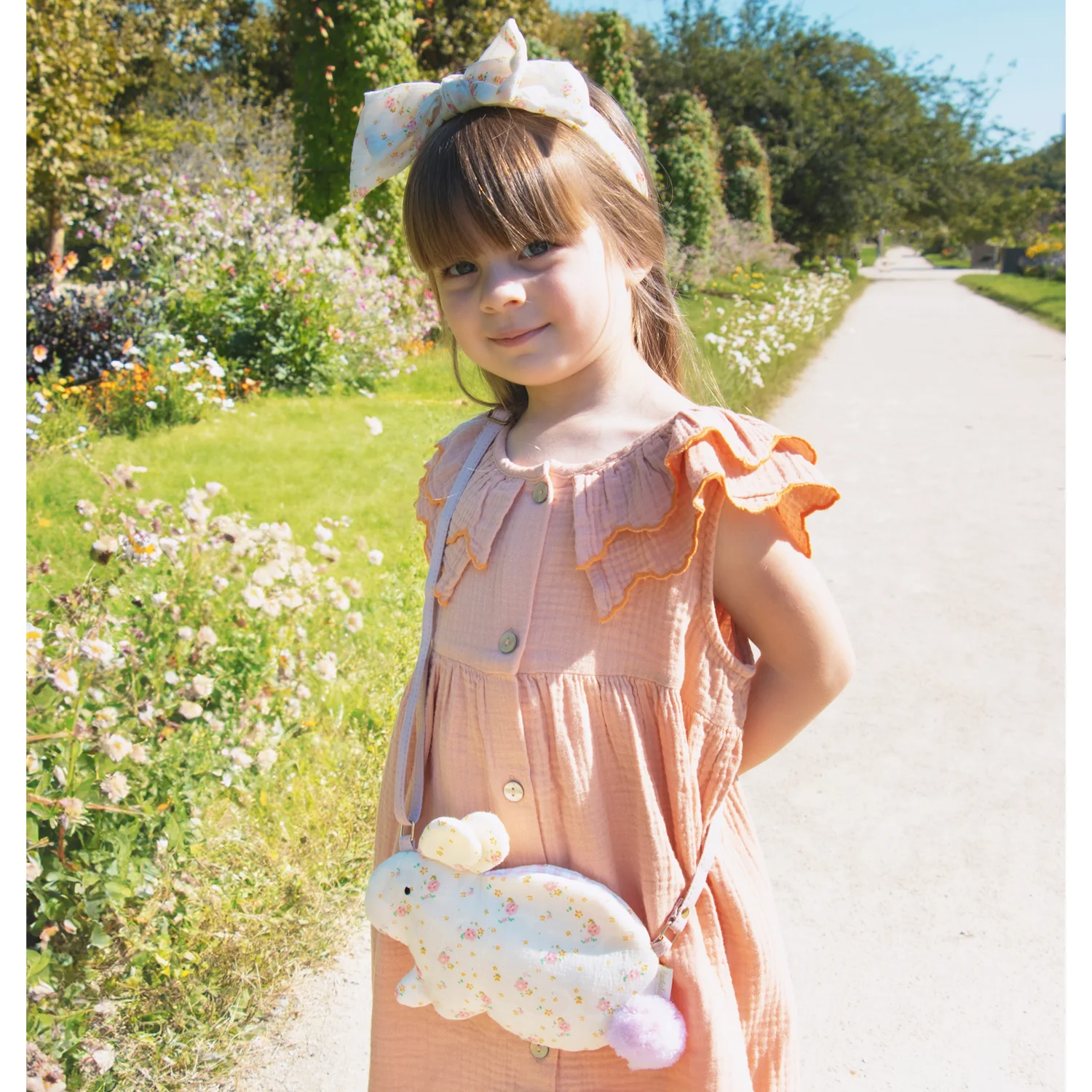 Tiny Blossom Double Bow Headband Rockahula - Imagen 2