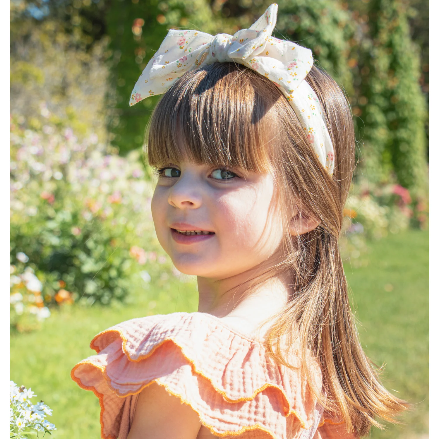 Tiny Blossom Double Bow Headband Rockahula - Imagen 3