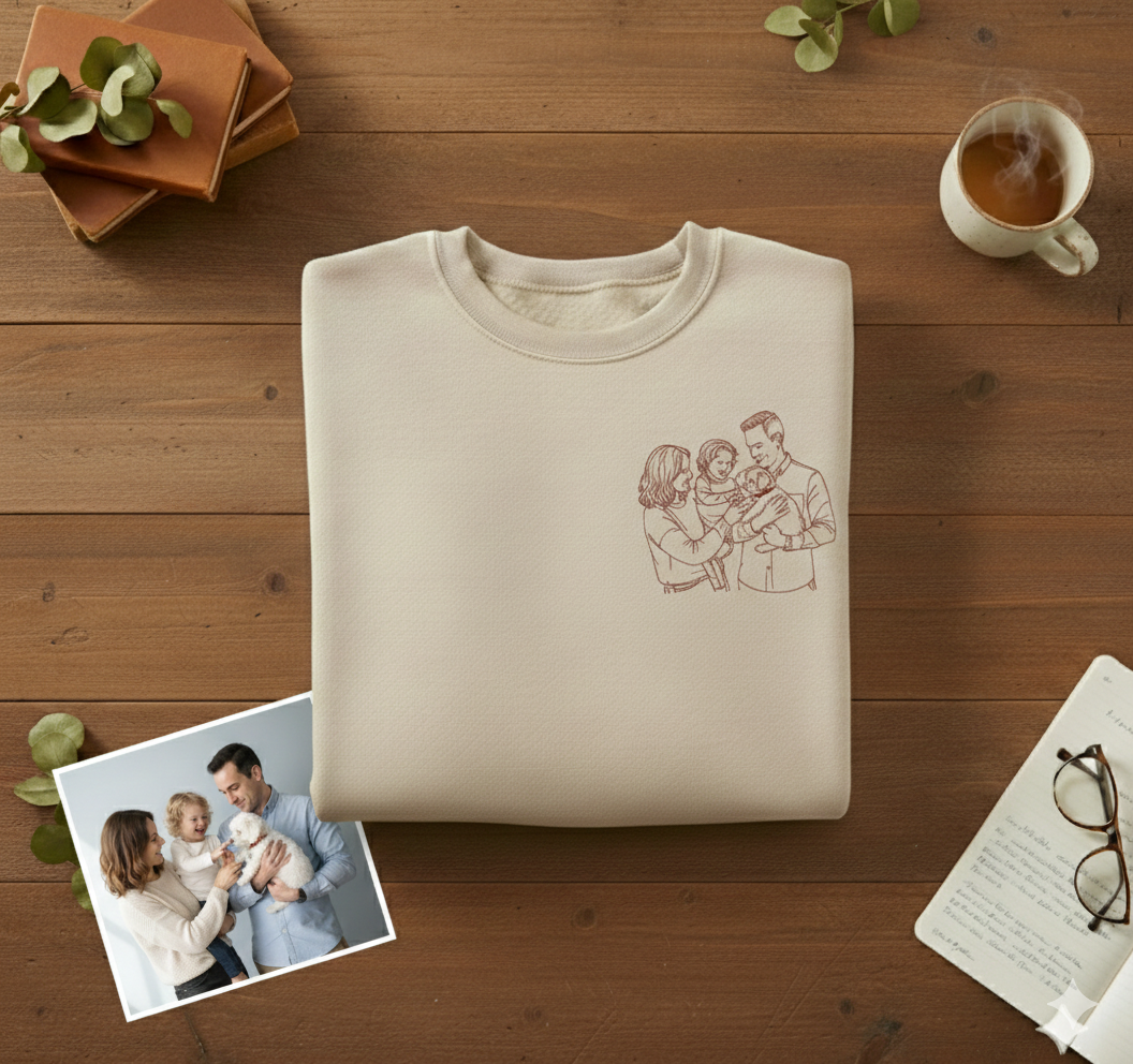 Sudadera Foto | Bordamos tu Foto en una Sudadera - Imagen 2