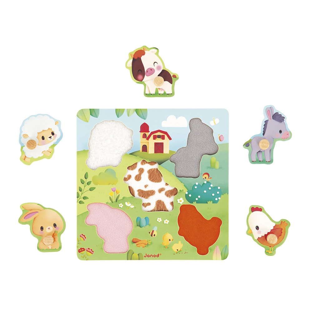 Puzzle táctil de 5 piezas Farmhouse - Imagen 6