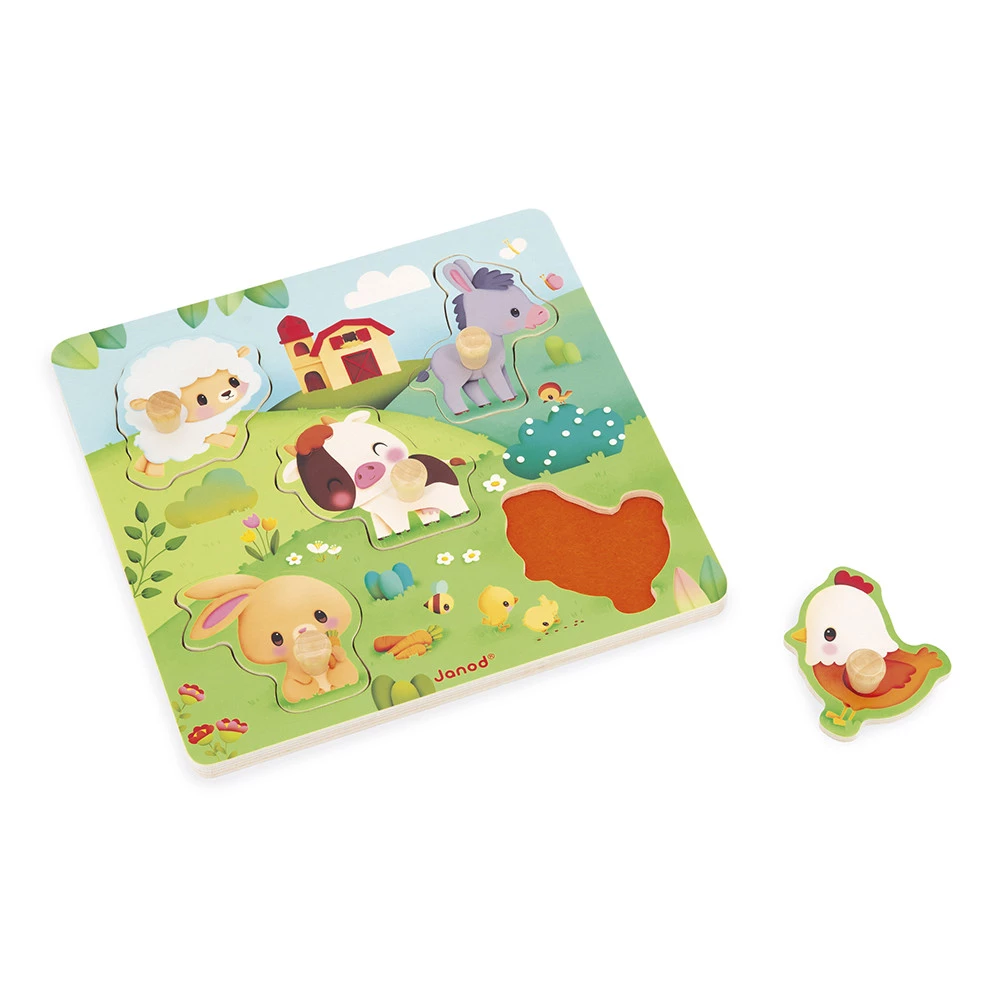Puzzle táctil de 5 piezas Farmhouse - Imagen 2