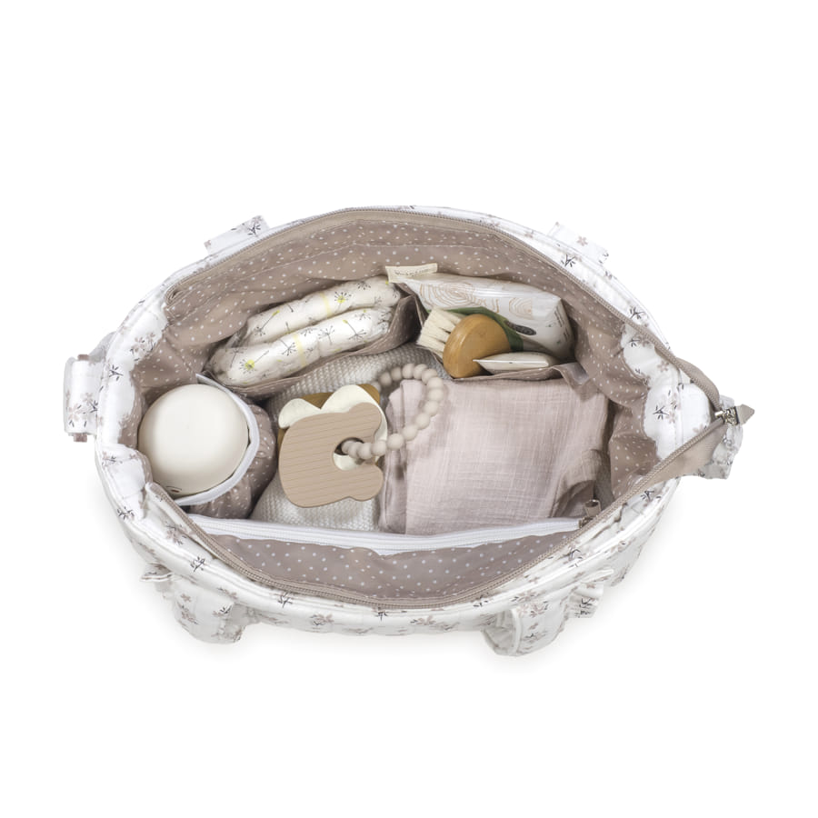 Bolsa Crossbody Botton Flores Walking Mum - Imagen 10