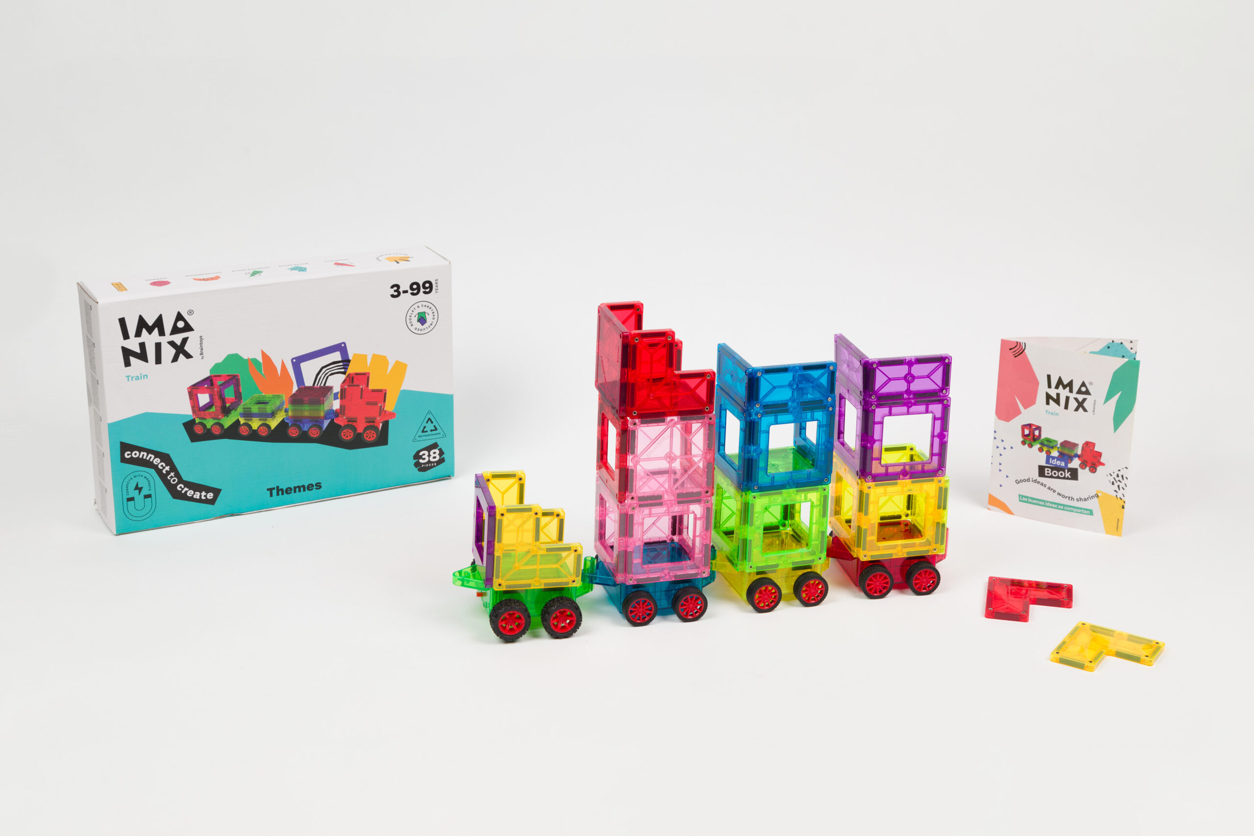 Imanix Train con Vagones 38 piezas