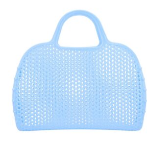 Bolso Plástico Retro Vintage Serenity Blue