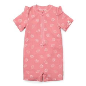Mono de baño manga corta Rosa Little Dutch