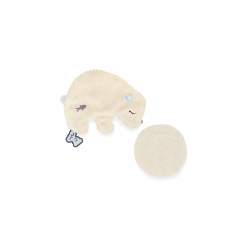Peluche Oso blanco con compresa Kaloo