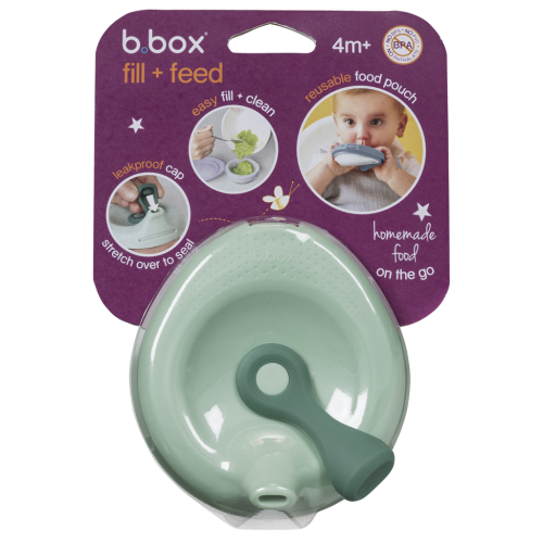 Dispensador para purés reutilizable Fill + Feed Sage B.Box - Imagen 2