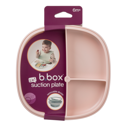 Plato 2 en 1 con ventosa y compatimentos extraíbles Blush B.Box - Imagen 6