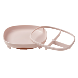 Plato 2 en 1 con ventosa y compatimentos extraíbles Blush B.Box