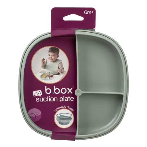 Plato 2 en 1 con ventosa y compatimentos extraíbles Sage B.Box - Imagen 2