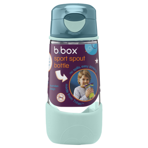 Botella tritán con boquilla y asa 450ml Emeral Forest B.Box - Imagen 3