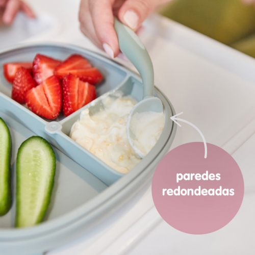 Plato 2 en 1 con ventosa y compatimentos extraíbles Ocean B.Box - Imagen 5