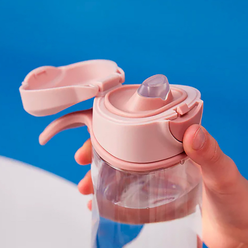 Botella tritán con boquilla y asa 450ml Blush Crush B.Box - Imagen 2