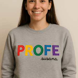 Sudadera personalizada Bordada Profe