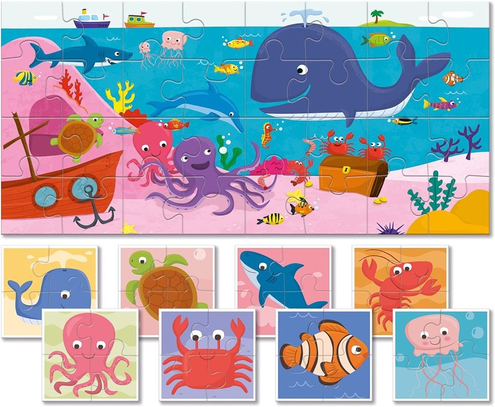Dudù Baby Puzzle Collection - El Mar Ludattica - Imagen 5