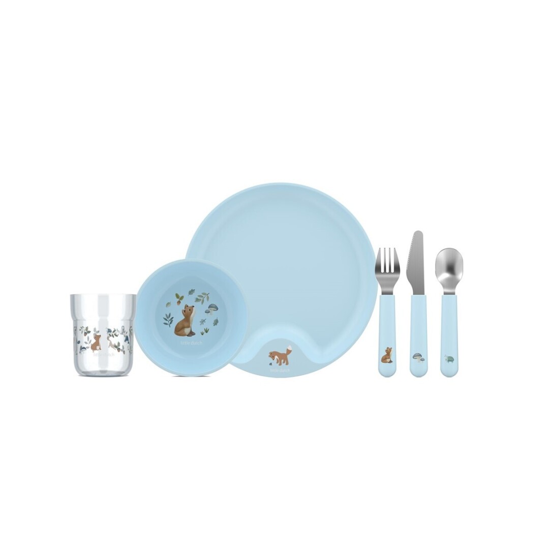 Vajilla bebé Mio 6 Pcs Forest Friends Little Dutch