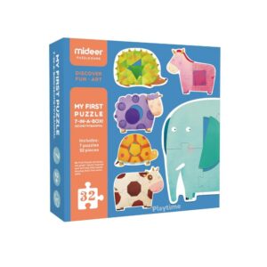 Puzzle Geométrico de Animales Mideer