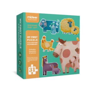 Puzzle Animales Madre y Bebé Mideer