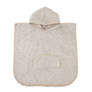 Poncho de baño Basics Gris T. 12-36 meses Bimbidreams