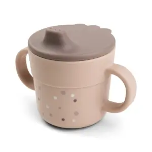 Foodie taza con asas Happy Dots Rosa Done by Deer