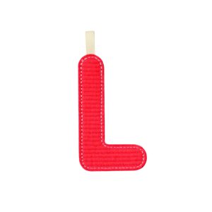 Letra L Rojo Fosforescente