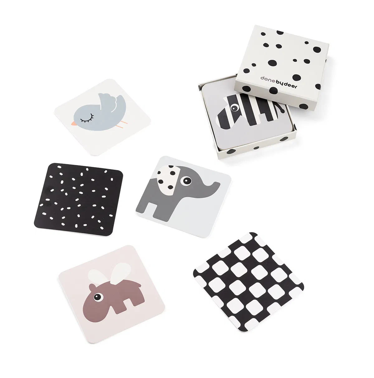 Cartas Contrastes Bebé 10 uds Done by Deer