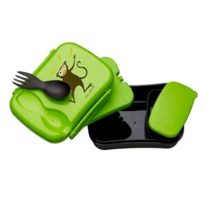 Caja de Almuerzo N'ice Box Kids Mono Lime Carl Oscar