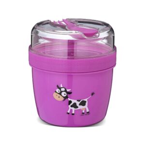 Fiambrera Snack N'ice Cup L Purple Carl Oscar