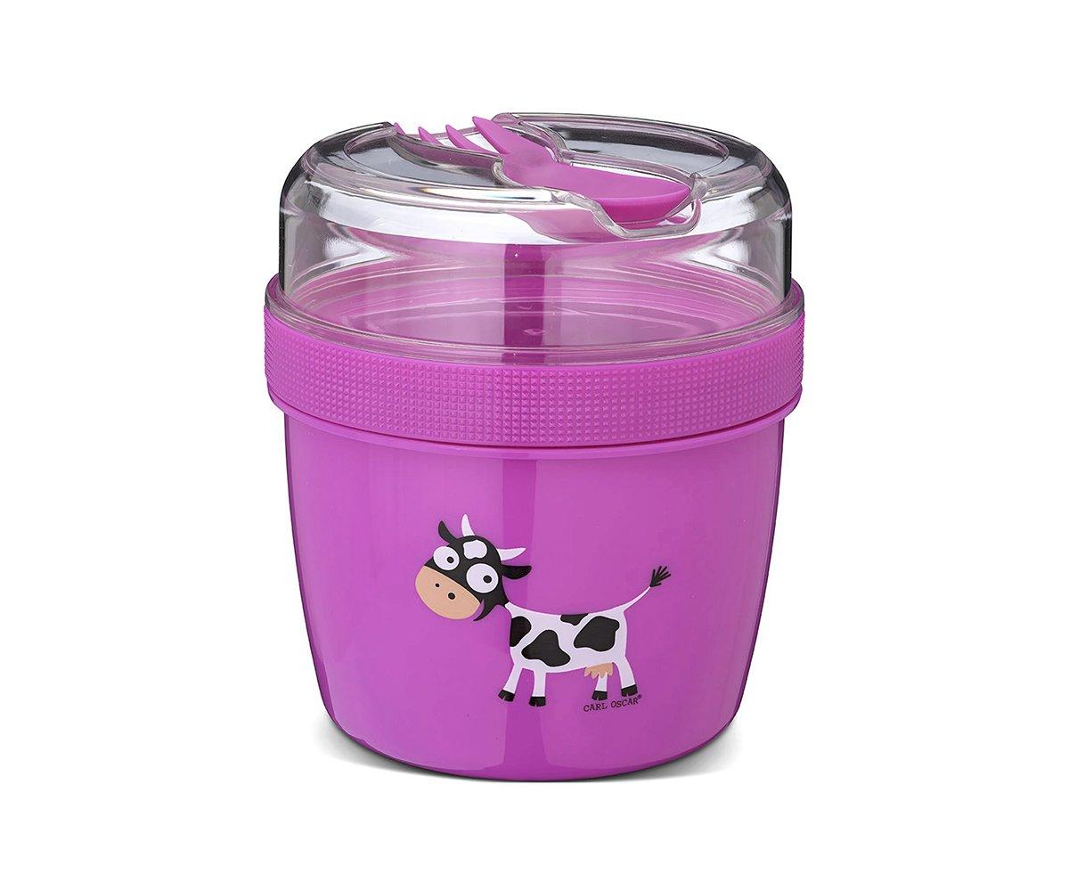 Fiambrera Snack N'ice Cup L Purple Carl Oscar
