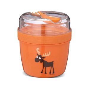 Fiambrera Snack N'ice Cup L Reno Orange Carl Oscar