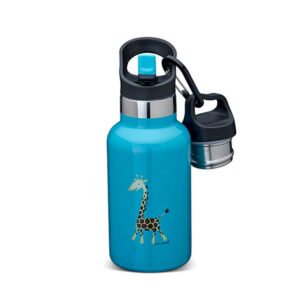 Botella Acero Inoxidable TEMPflask 350ml Jirafa Turquoise Carl Oscar