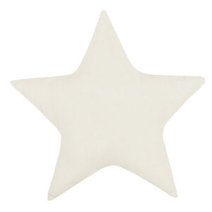 Cojín decorativo Estrella Blanco 40x40 Bimbidreams