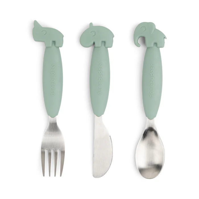 Easy-grip Cuberteria Deer Friends Verde