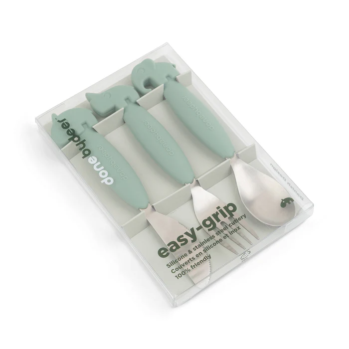 Easy-grip Cuberteria Deer Friends Verde - Imagen 5