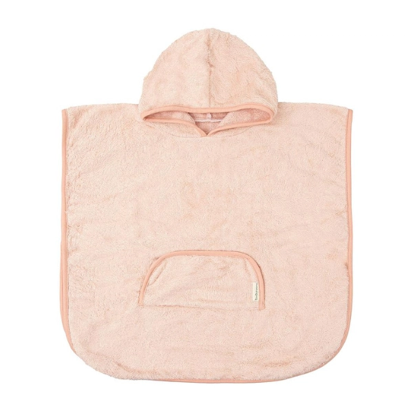 Poncho de baño Basics Rosa Empolvado T. 12-36 meses Bimbidreams