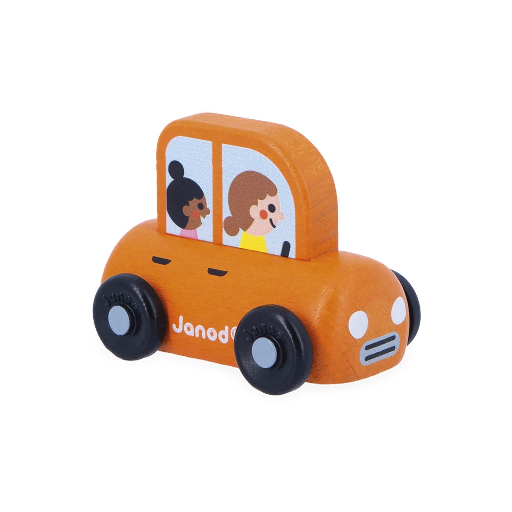 Coche familiar de madera Ciudad - Cross Roads Janod
