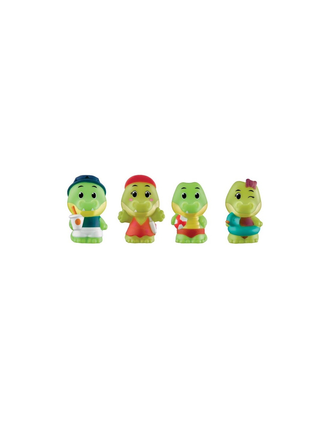 Familia Croco set de 4 figuras mágicas Klorofil