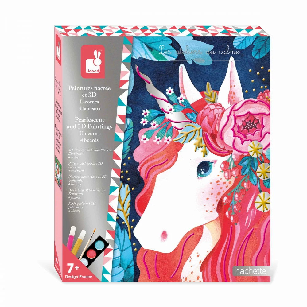 Pinturas Nacradas Y En 3D Unicornios Janod