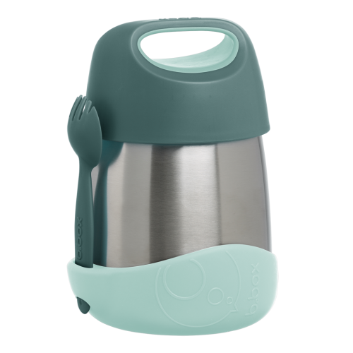 Termo con cuchara/tenedor 335ml Emerald Forest B.Box - Imagen 4