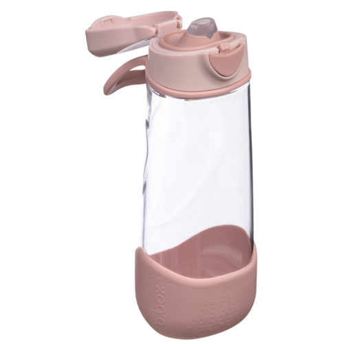 Botella tritán con boquilla y asa 600ml Blush Crush