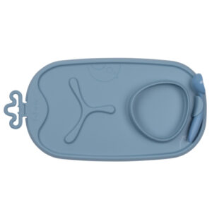 Bandeja silicona Roll + Go con cuchara Ocean B.Box