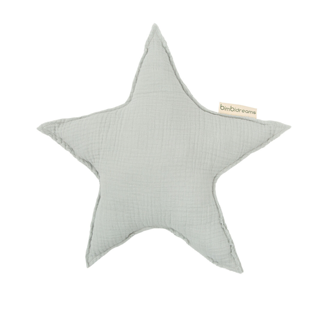 Cojín decorativo Estrella Menta 60x60 Bimbidreams